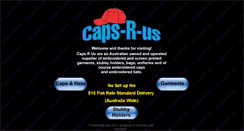 Desktop Screenshot of capsrus.com.au